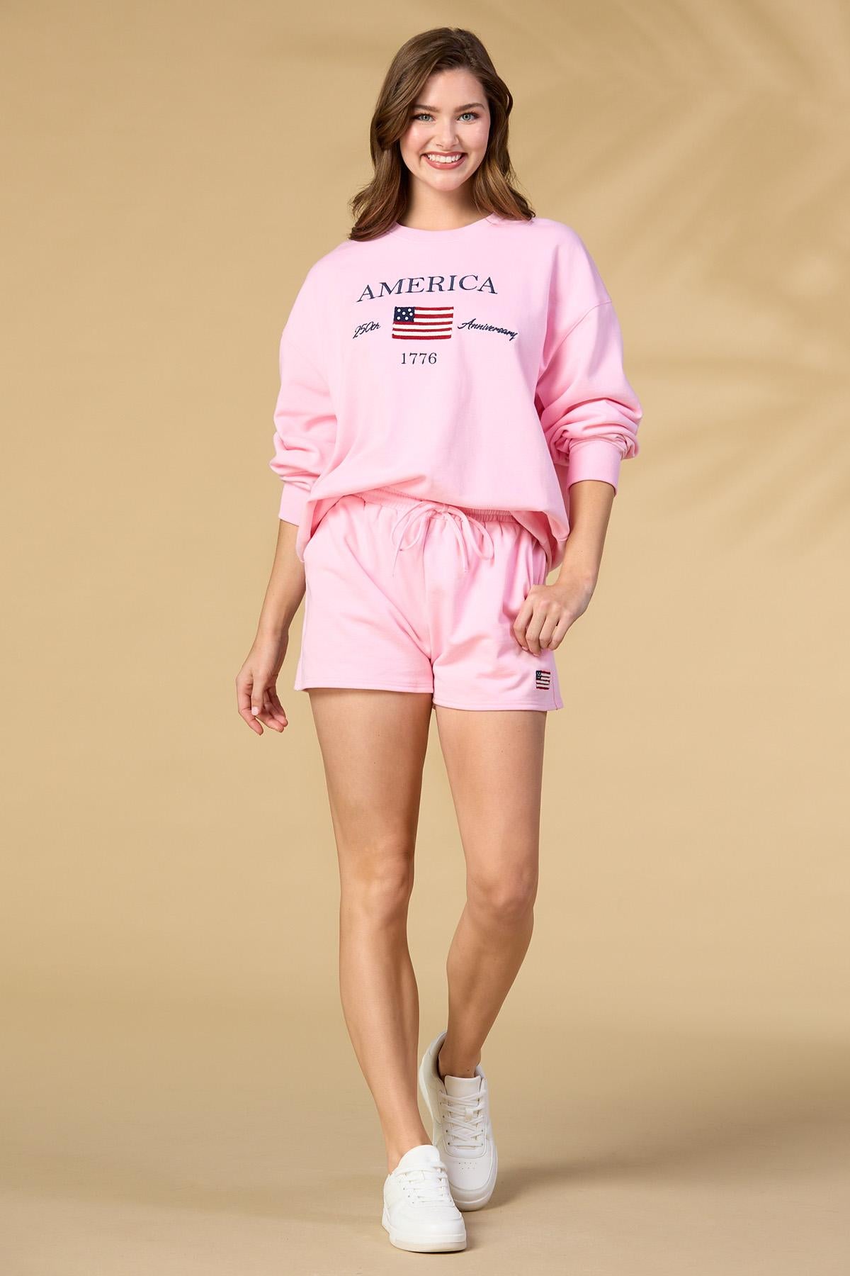 Versona american anniversary sweatshirt PINK