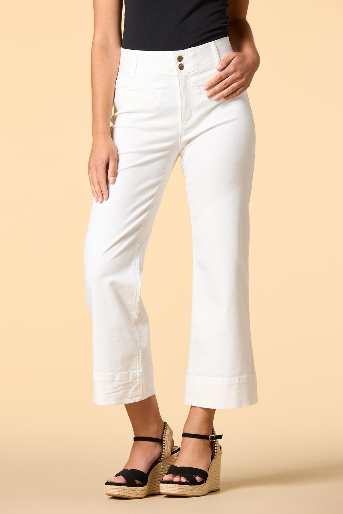 Versona summer highlights pants WHITE