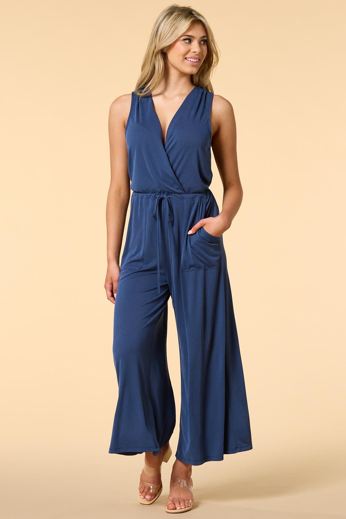 Versona wrap it up jumpsuit NAVY
