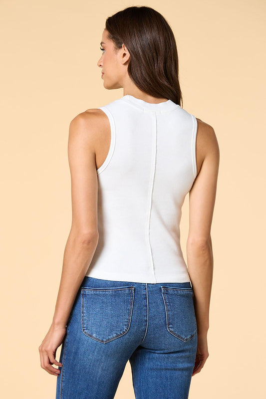Versona buy me flowers tank WHITE