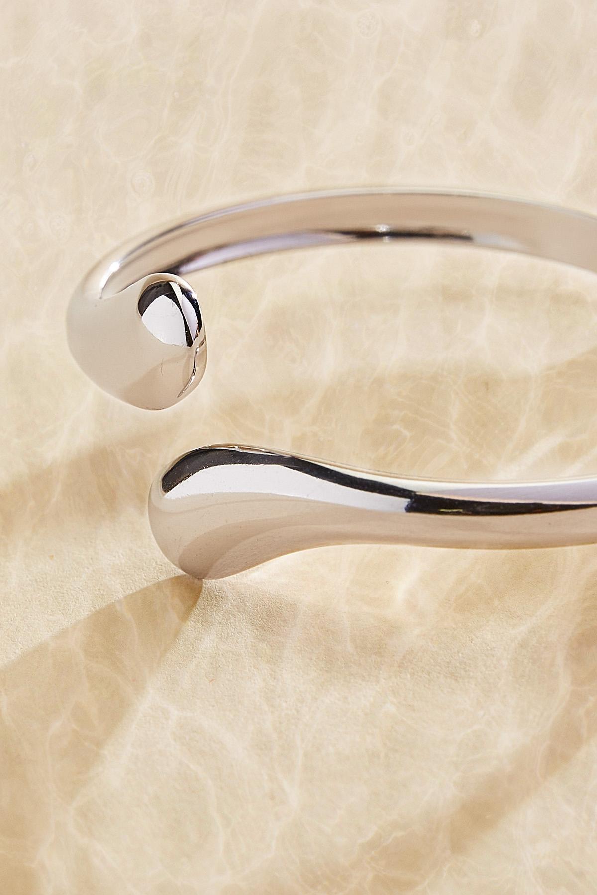 Versona waterproof stainless steel tear cuff bracelet GOLD