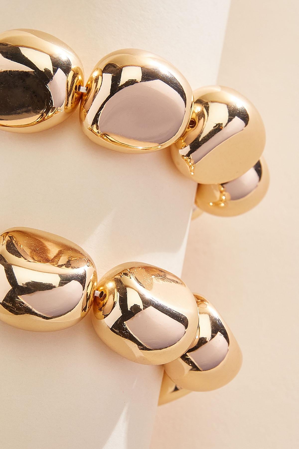 Versona gold bubble bracelet set GOLD