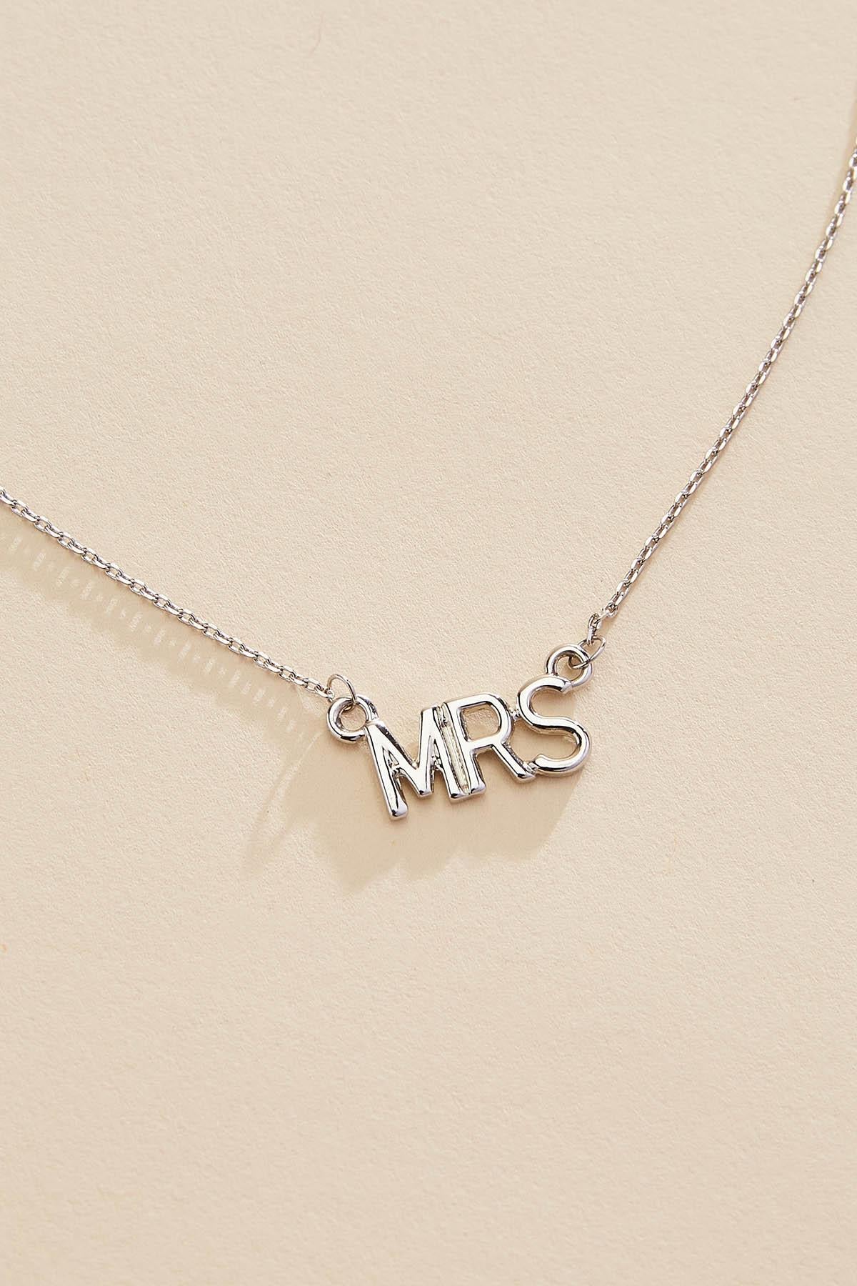 Versona silver mrs necklace SILVER