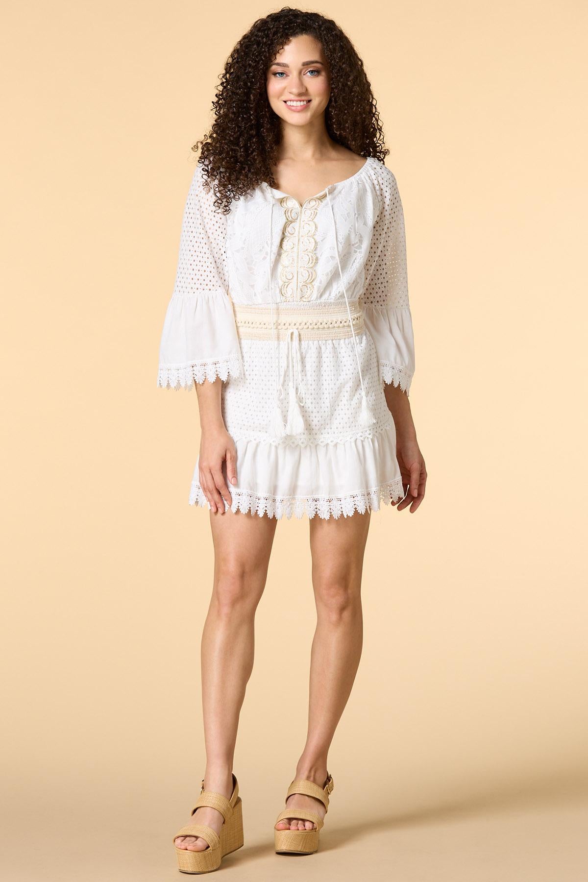 Versona free time mini skirt WHITE
