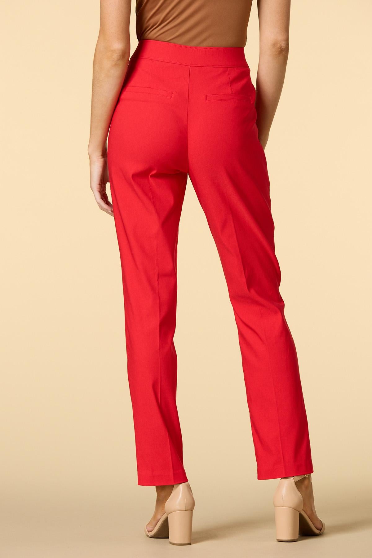 Versona slim chance pants- short RACING_RED