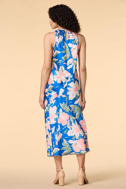 Versona slip and slide dress BLUE_MULTI