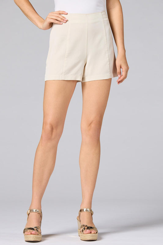 Versona cache dressy shorts BEIGE