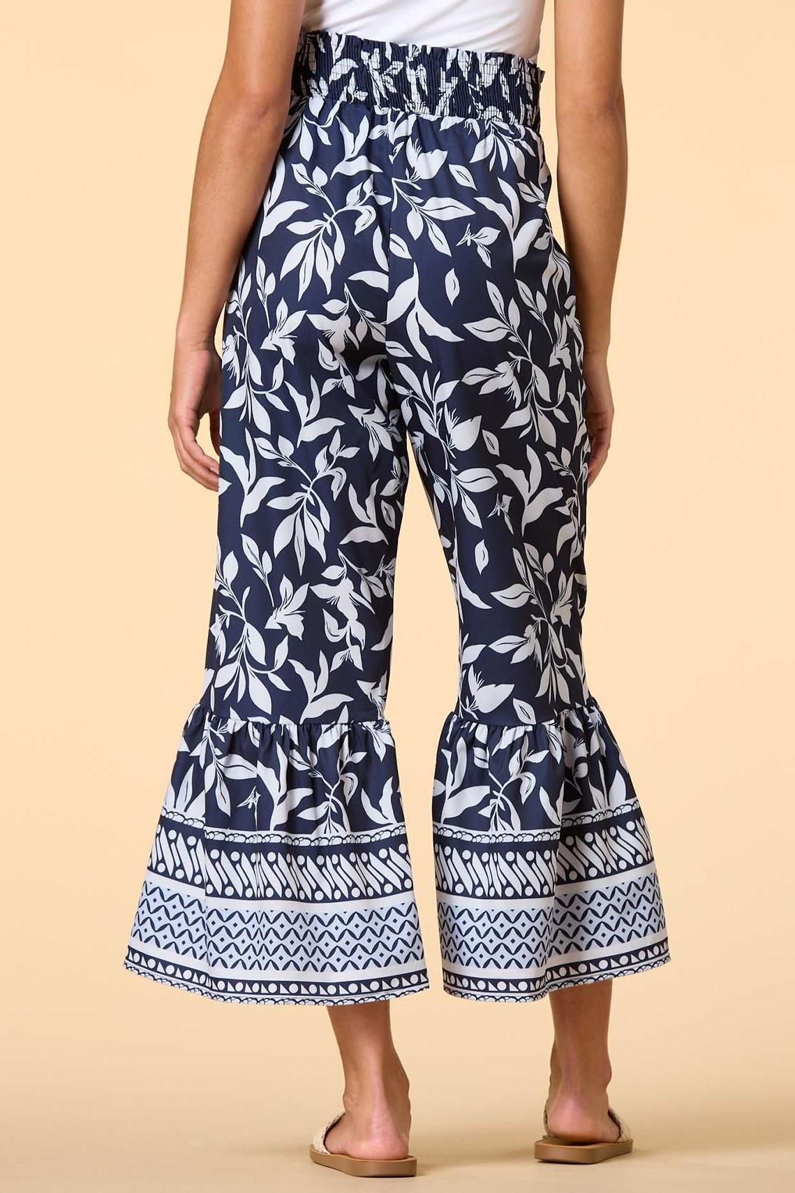 Versona borderline fine pants NAVY