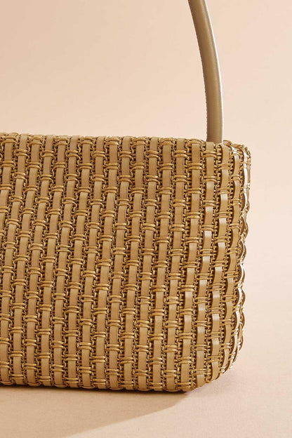 Versona slim woven shoulder bag LIGHT_TAUPE
