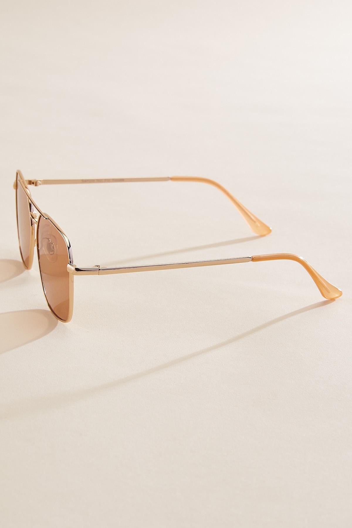 Versona gold frame aviator sunglasses GOLD