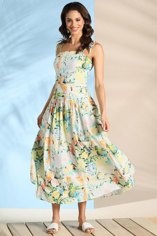 Versona coast to coast maxi skirt MULTI