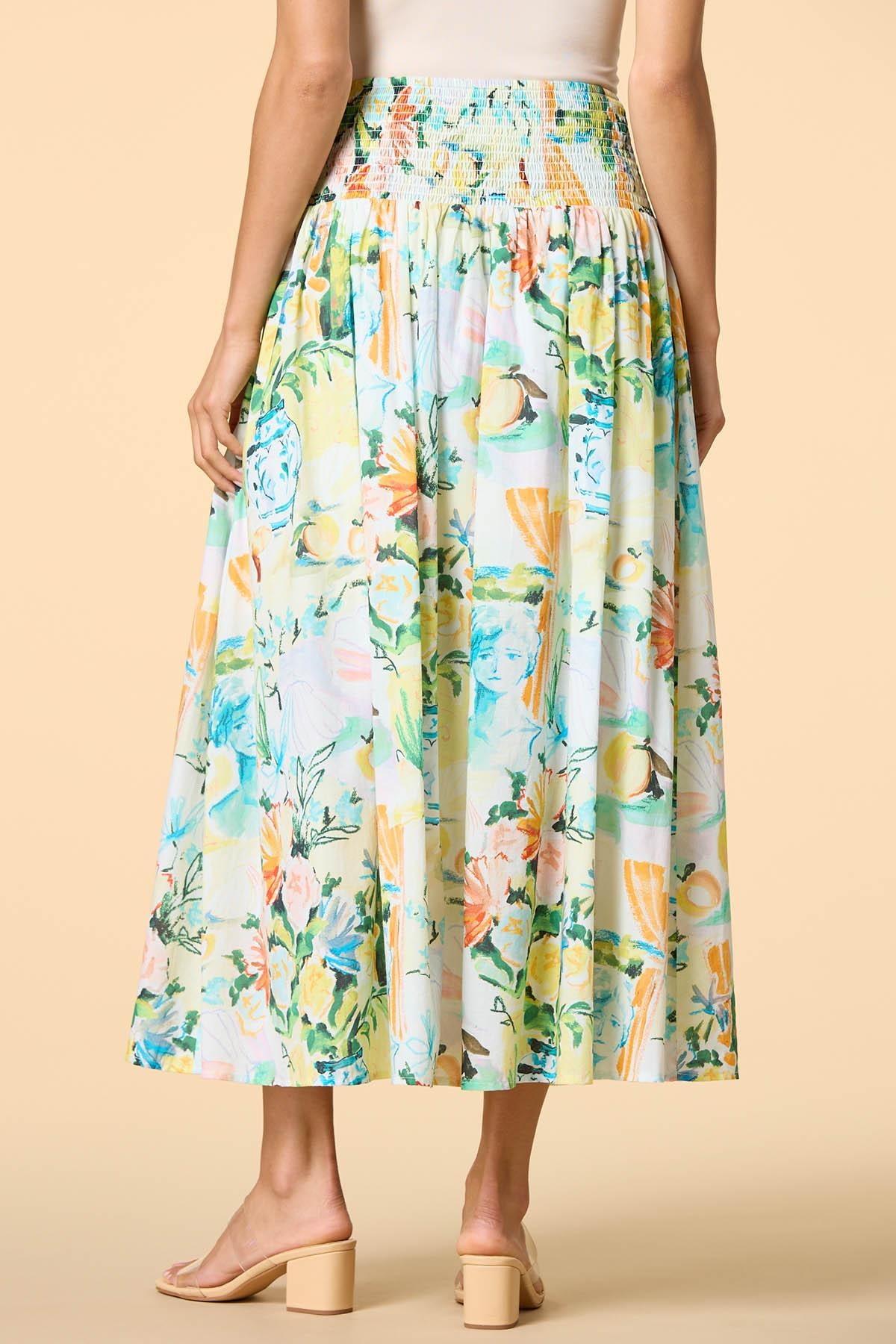 Versona coast to coast maxi skirt MULTI