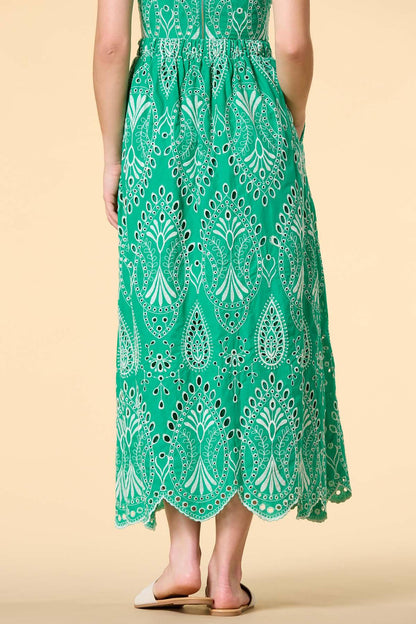 Versona go green maxi skirt JOLLY_GREEN