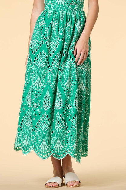 Versona go green maxi skirt JOLLY_GREEN