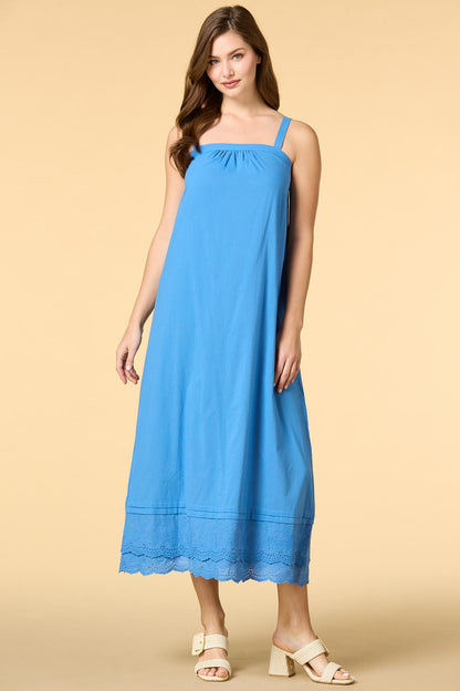 Versona pretty blue eyes midi dress BLUE