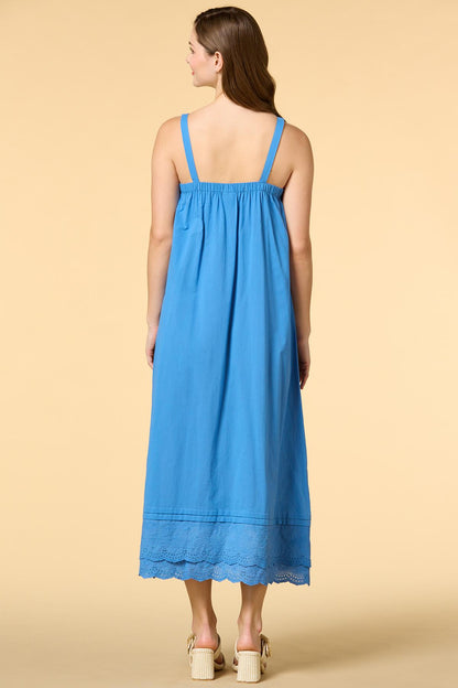 Versona pretty blue eyes midi dress BLUE
