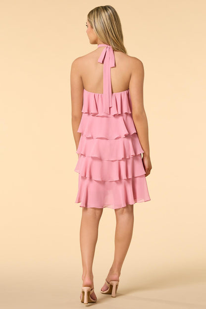 Versona kiss from a rose mini dress BLUE