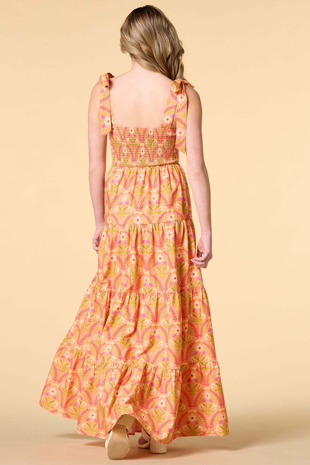 Versona citrus sunshine maxi dress ORANGE_MULTI