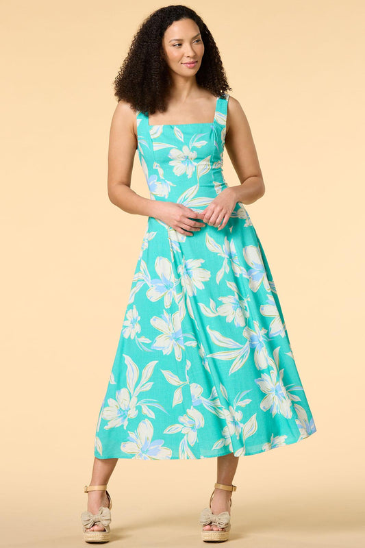 Versona bora bora beauty maxi dress BLUE_MULTI