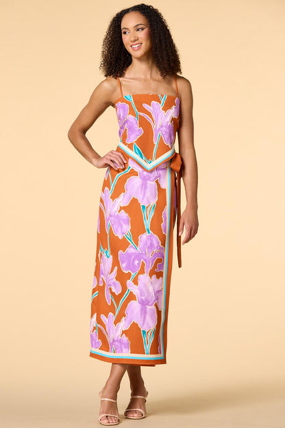 Versona cabo sunset handkerchief top MULTI