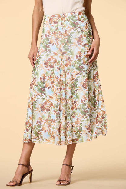 Versona out of this world mesh midi skirt MULTI