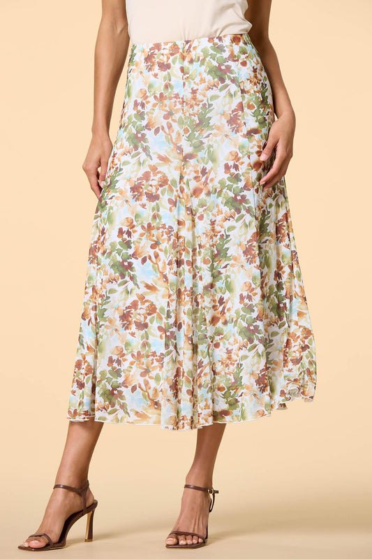 Versona out of this world mesh midi skirt MULTI