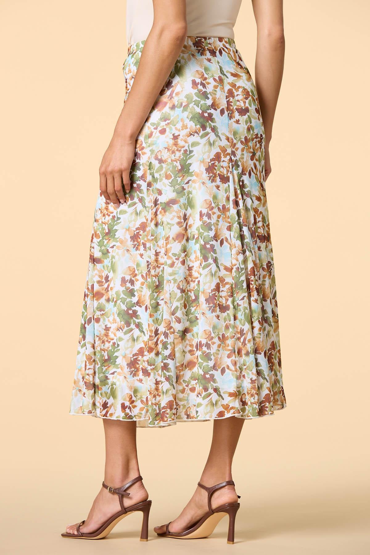 Versona out of this world mesh midi skirt MULTI