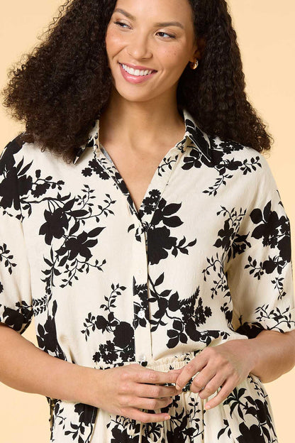 Versona summer shade shirt BLACK_WHITE_PATTERN