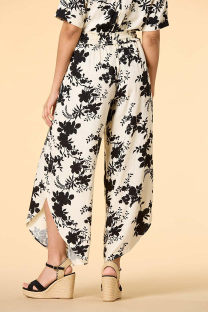 Versona summer shade pants BLACK_WHITE_PATTERN