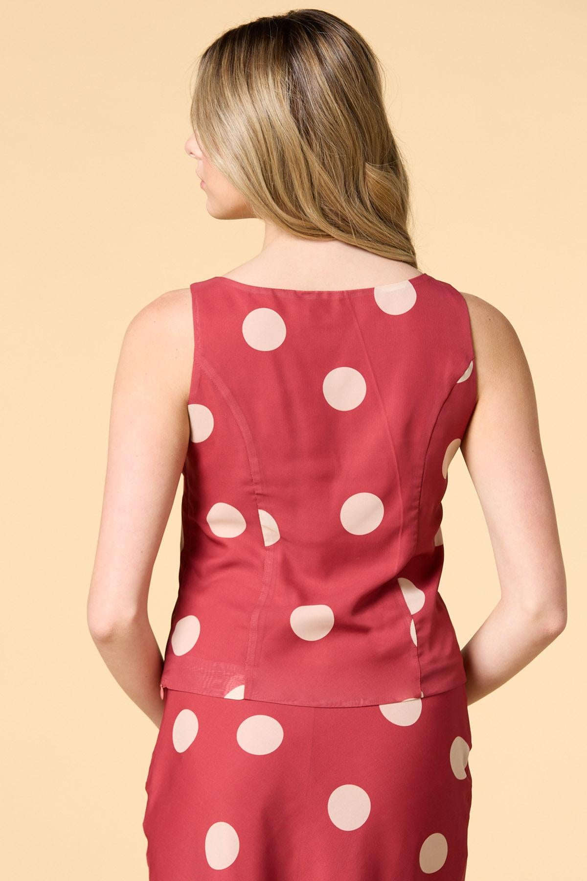 Versona dot flash tank RED