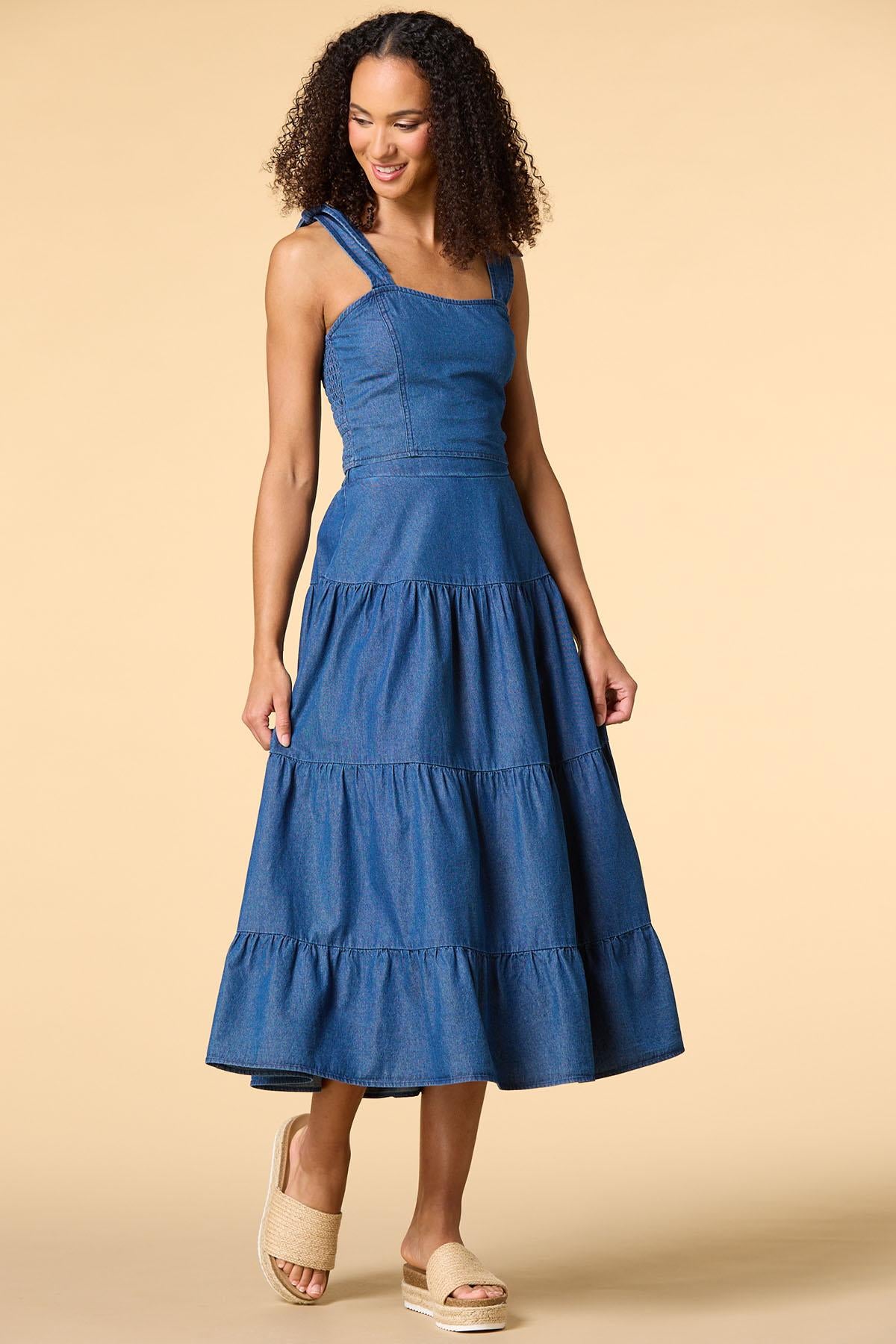 Versona american beauty denim maxi skirt DARK_WASH_DENIM