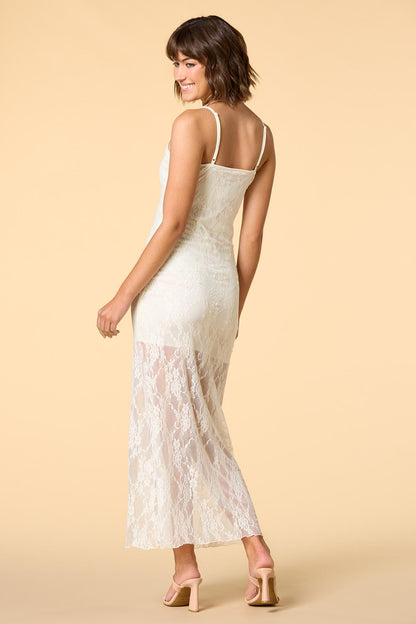 Versona all yours lace maxi dress IVORY