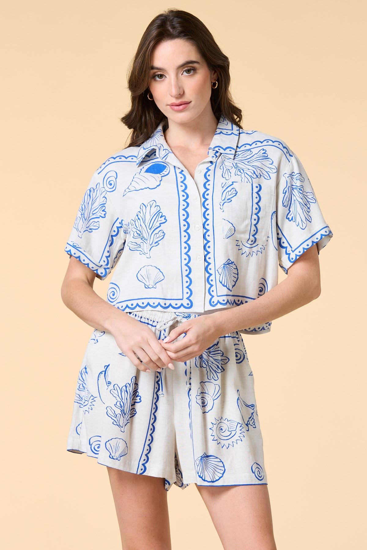 Versona by the coast shirt NAVY