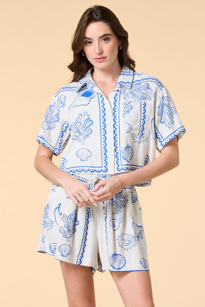 Versona by the coast shirt NAVY