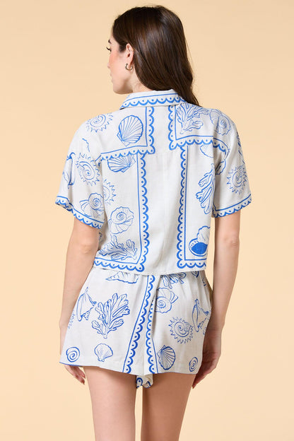 Versona by the coast shirt NAVY
