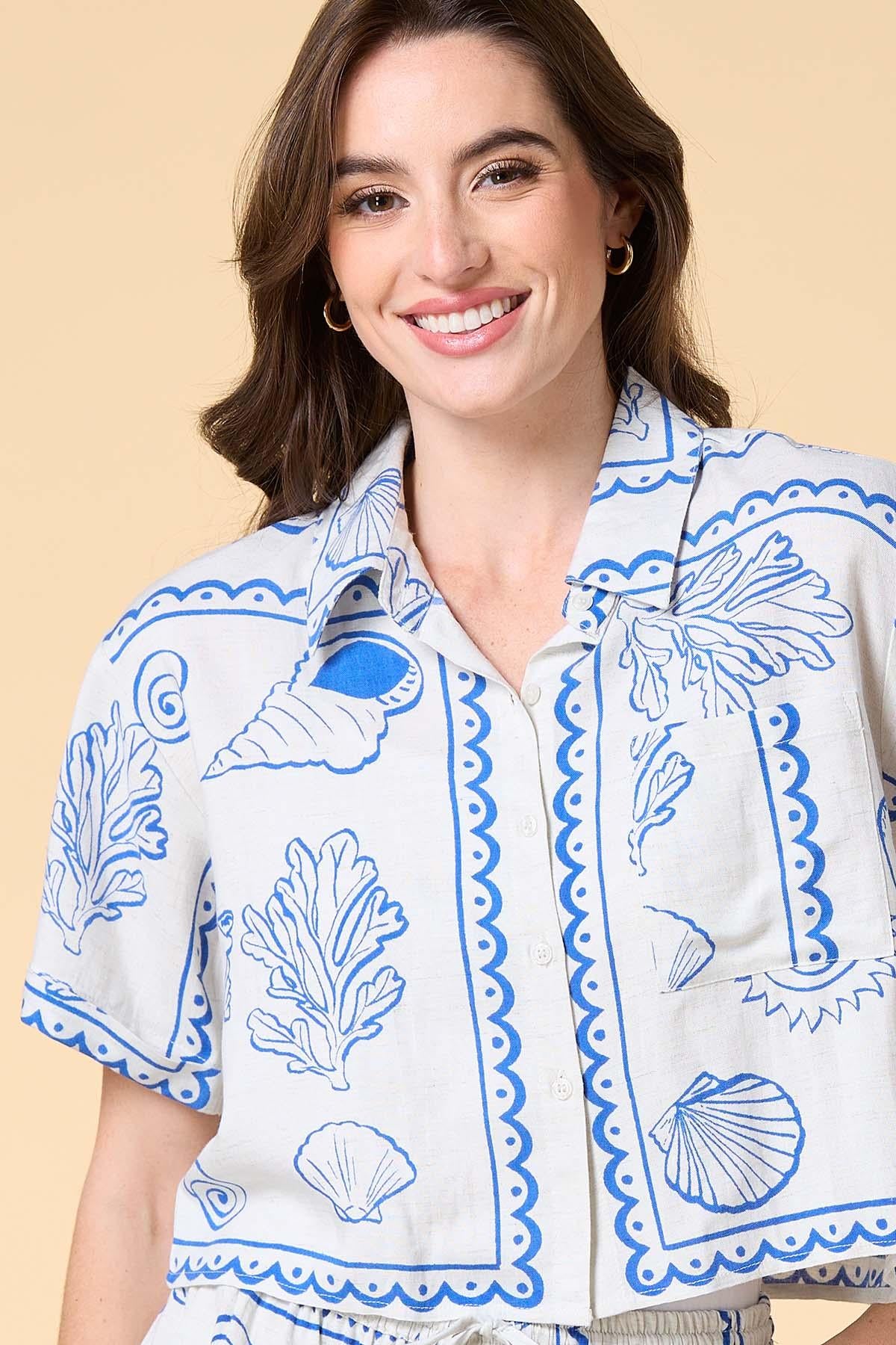 Versona by the coast shirt NAVY