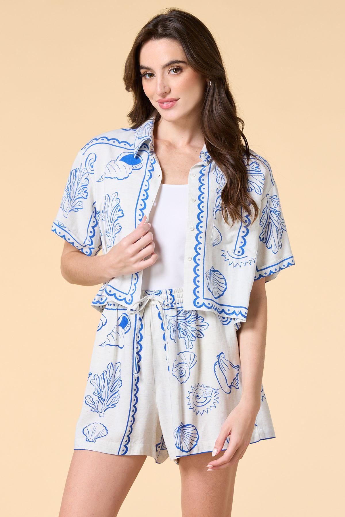 Versona by the coast shirt NAVY