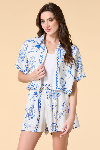 Versona by the coast shirt NAVY