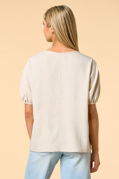 Versona good natured top NATURAL