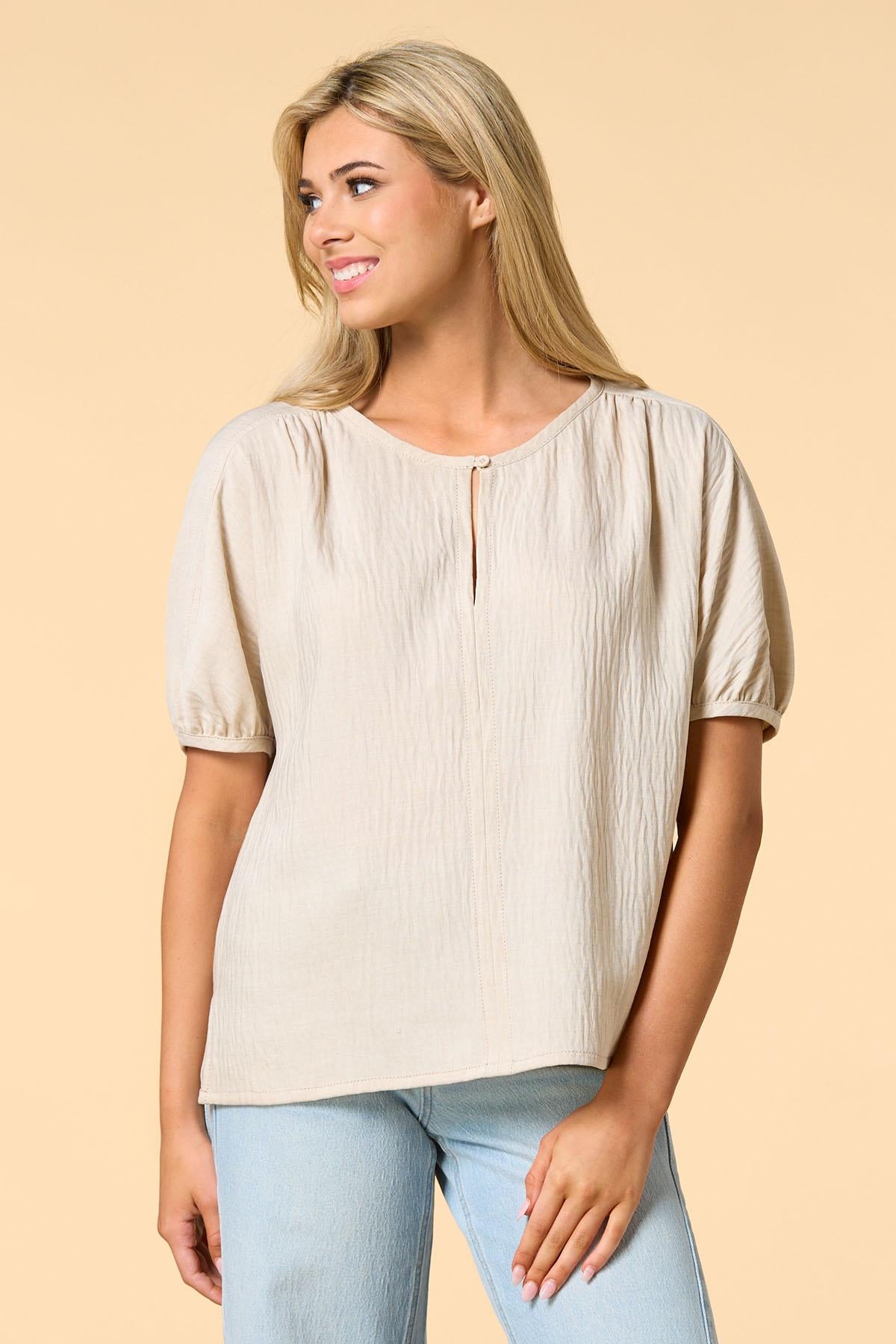 Versona good natured top NATURAL