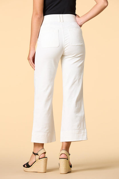 Versona summer highlights pants WHITE