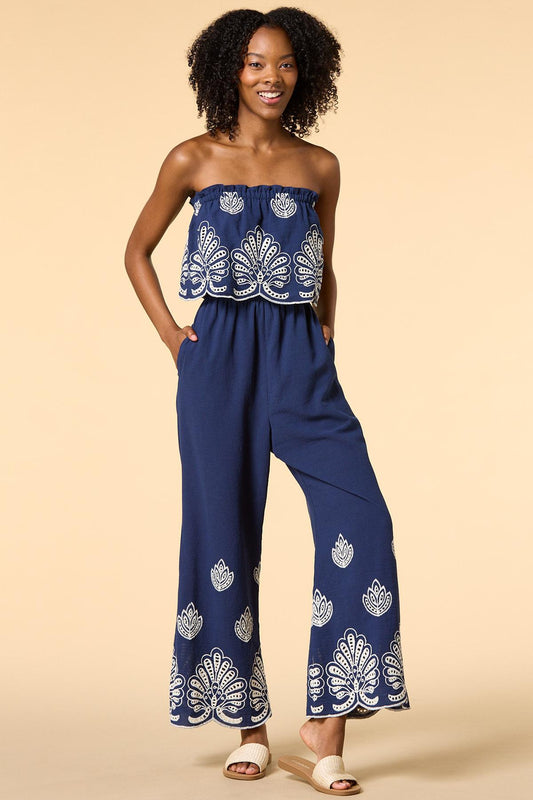 Versona nights in navy jumpsuit NAVY