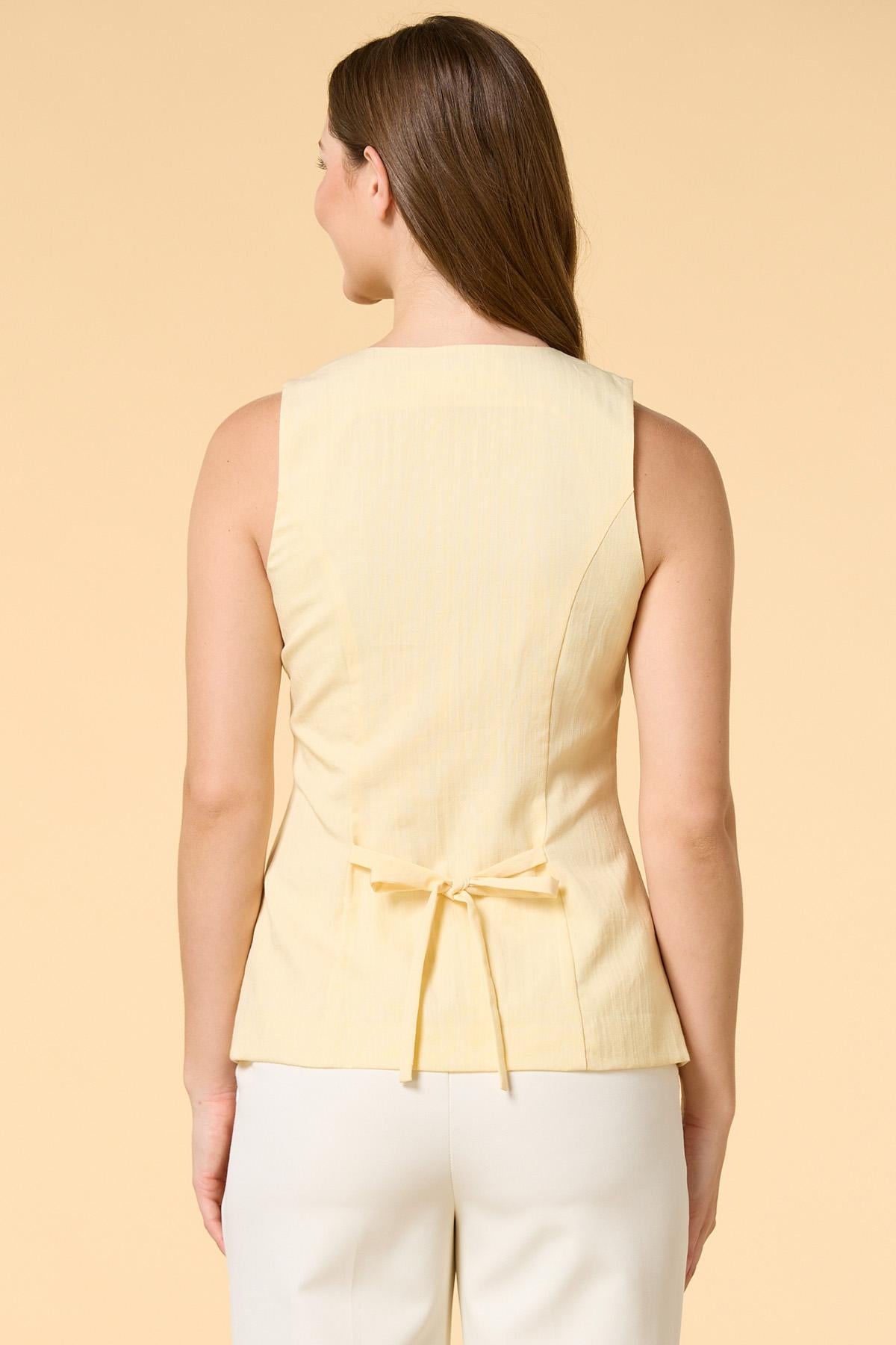 Versona summer spread vest YELLOW