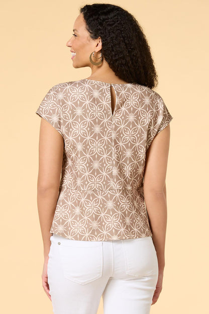 Versona born this way top BROWNBEIGE_MULTI
