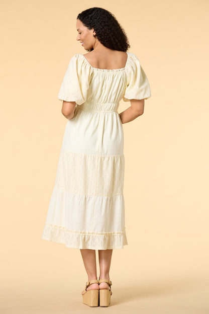 Versona feels so perfect midi dress CREAM