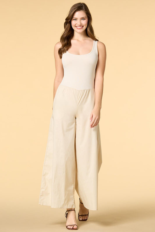 Versona two happy jumpsuit OATMEAL