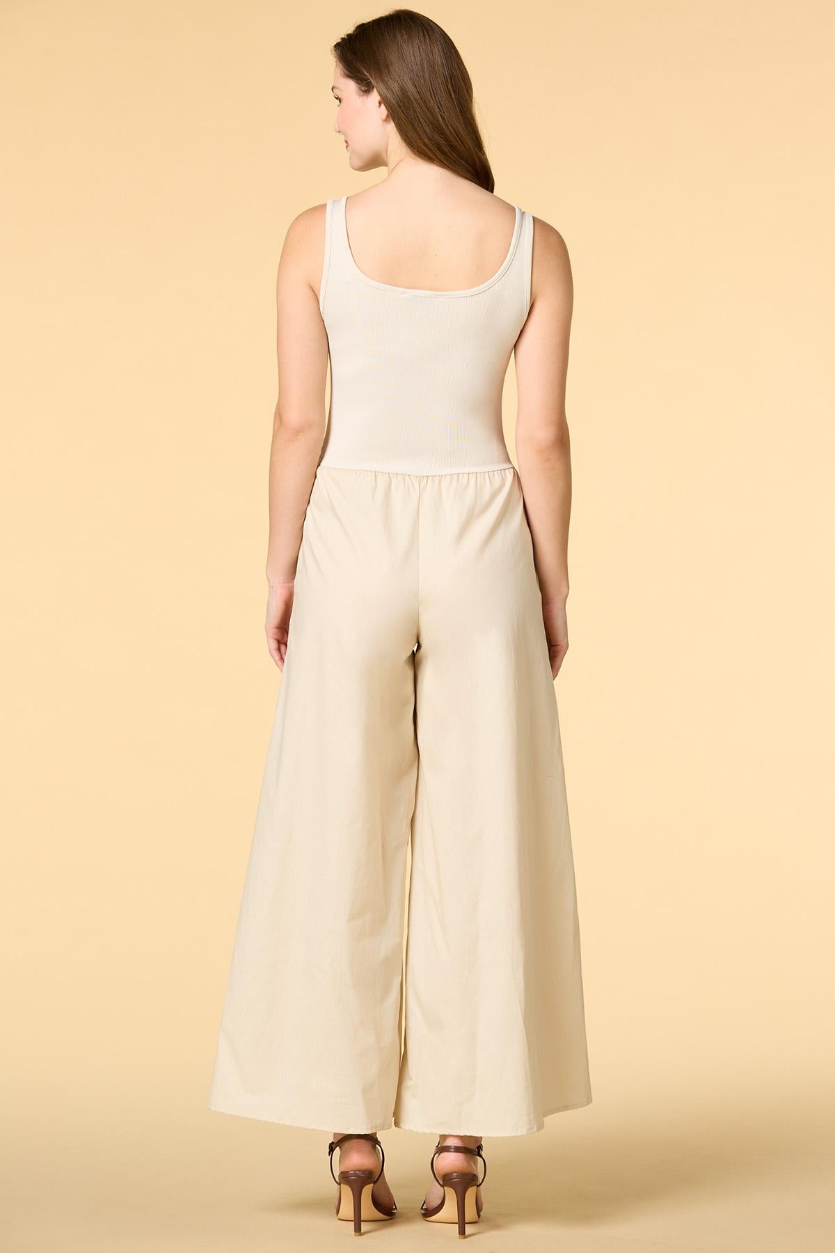 Versona two happy jumpsuit OATMEAL