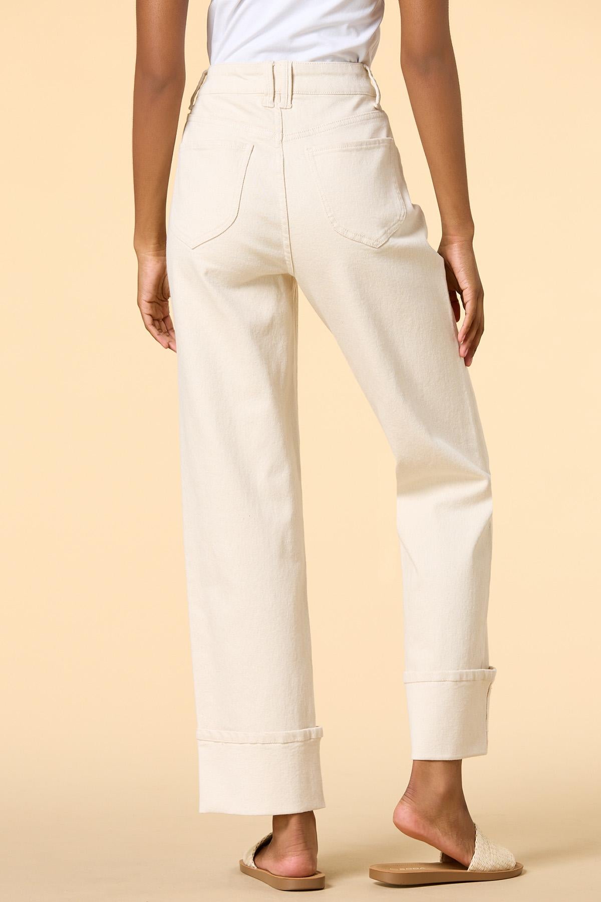 Versona cuff it out jeans WHITE_DENIM