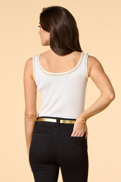 Versona break the chain tank WHITE