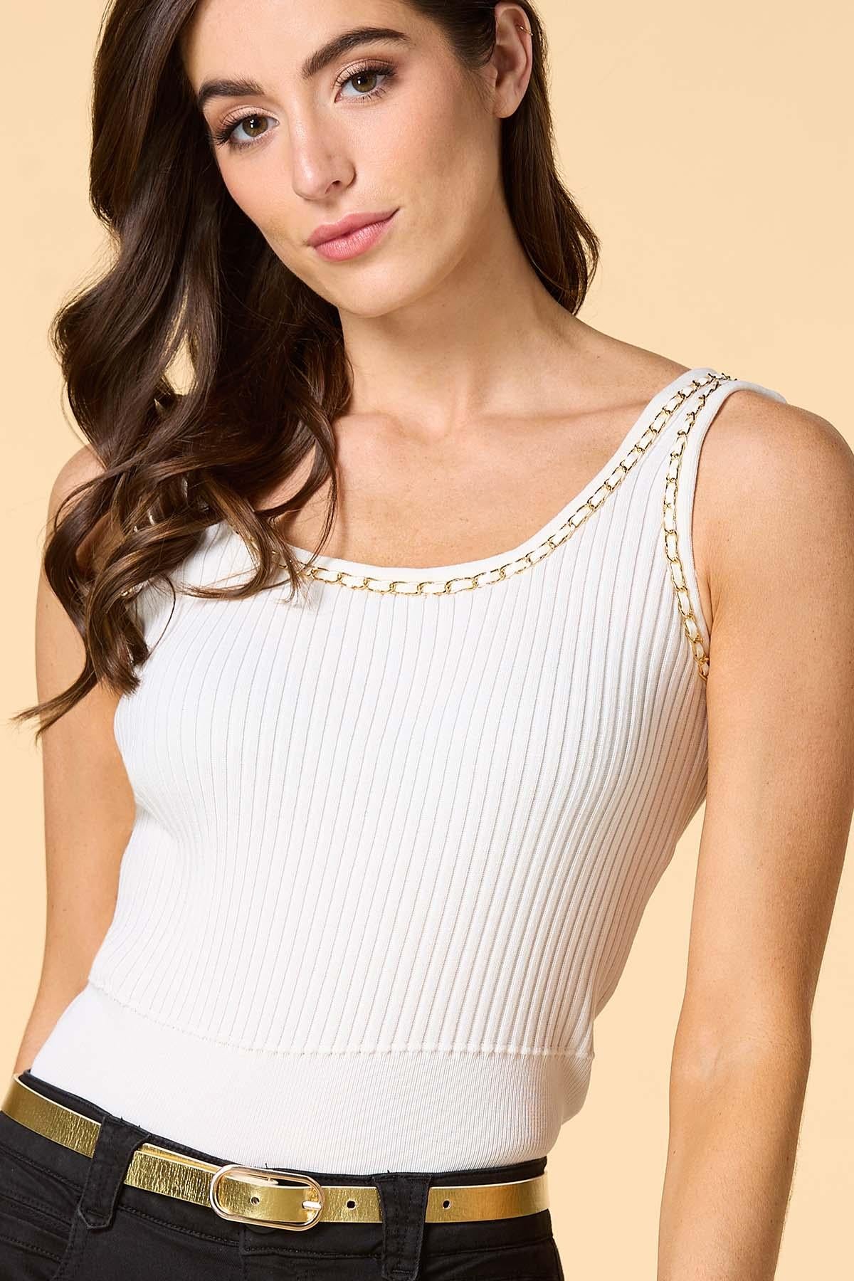 Versona break the chain tank WHITE